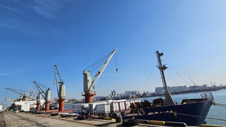 선박소독 해충퇴치 방역업체 온크린 선박 방역 작업 현장