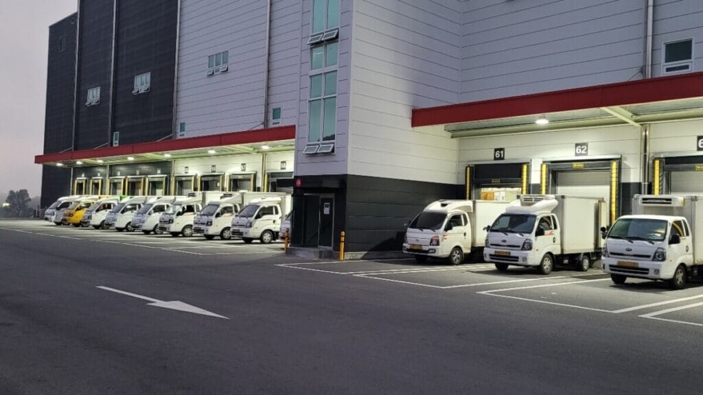 물류센터 차량 소독 온크린